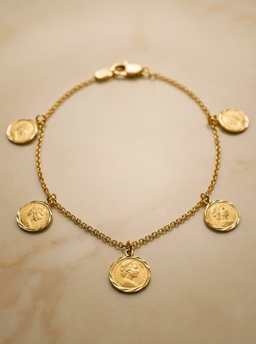 Elizabeth Coin Armbånd