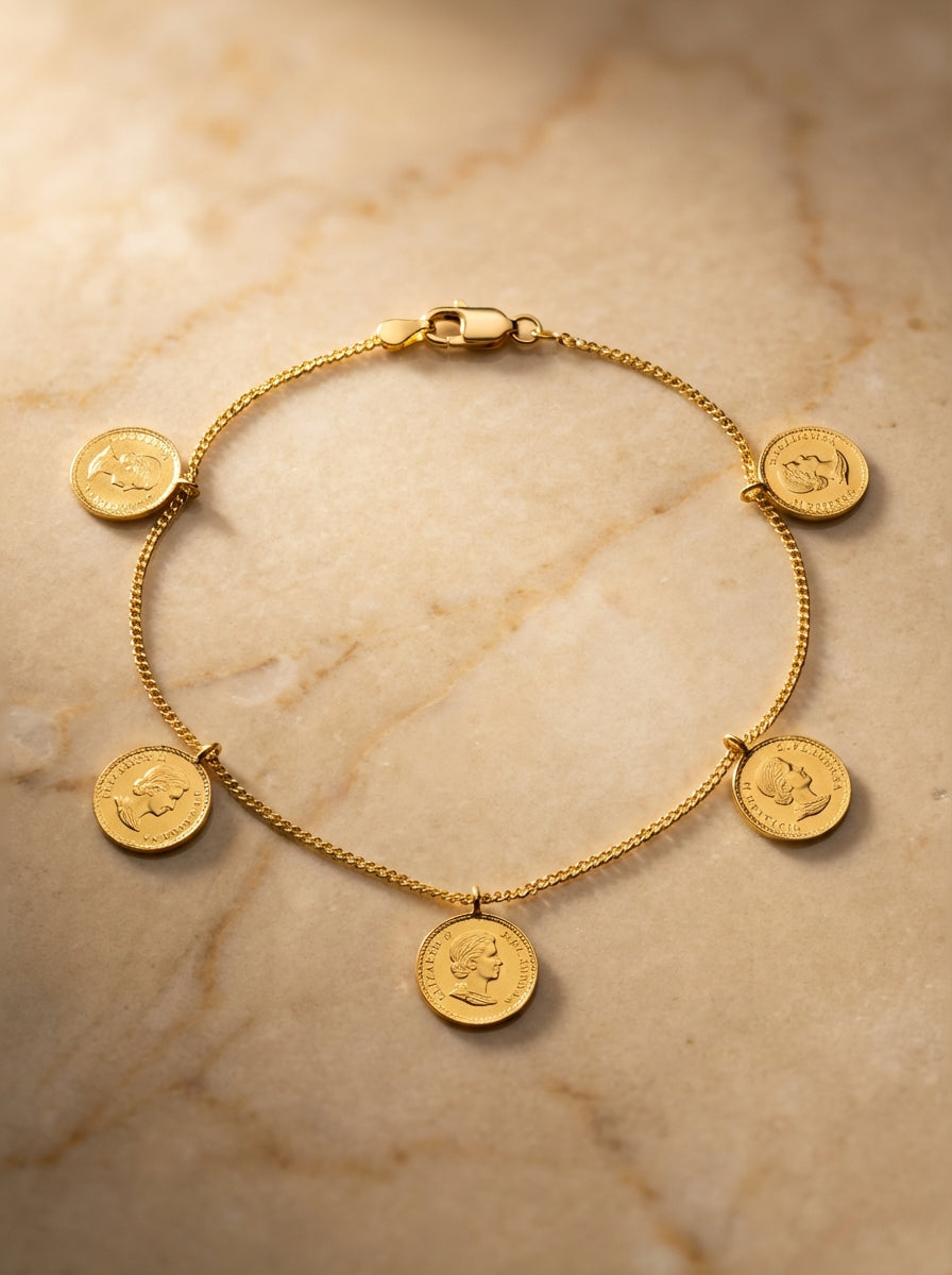 Elizabeth Coin Armbånd