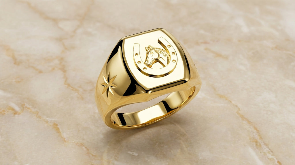 Lucky Horse Signetring