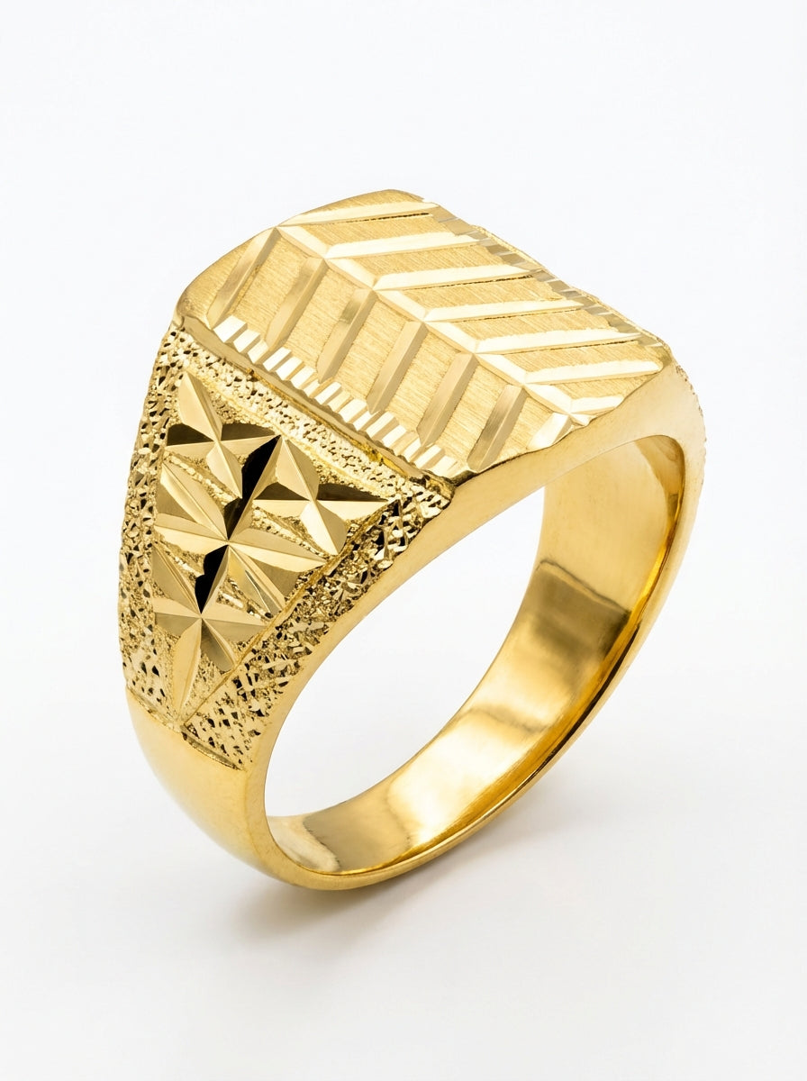 Chevron Signetring