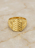 Chevron Signetring