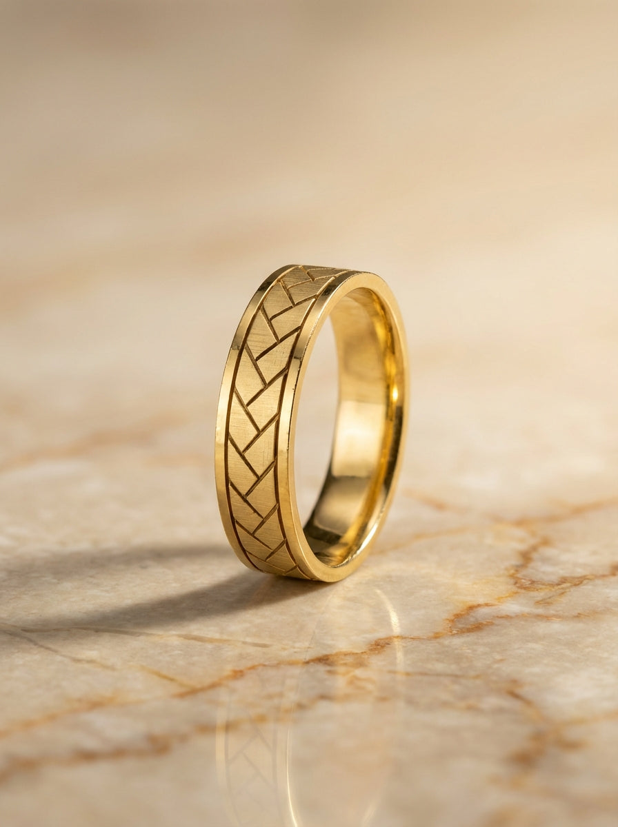 Herringbone Ring