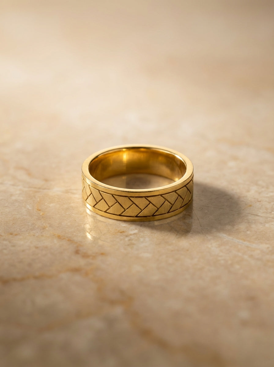 Herringbone Ring